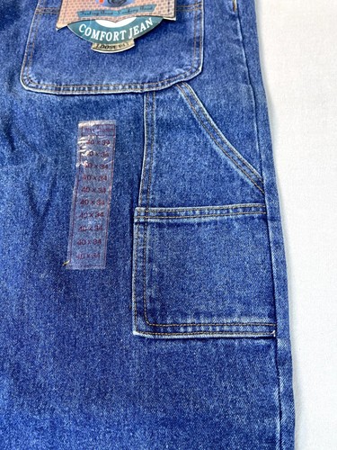 Streetwear Y2K Jeans Carpenter 40X32 EZ Wide Leg Loose Fit Baggy New - Picture 19 of 24