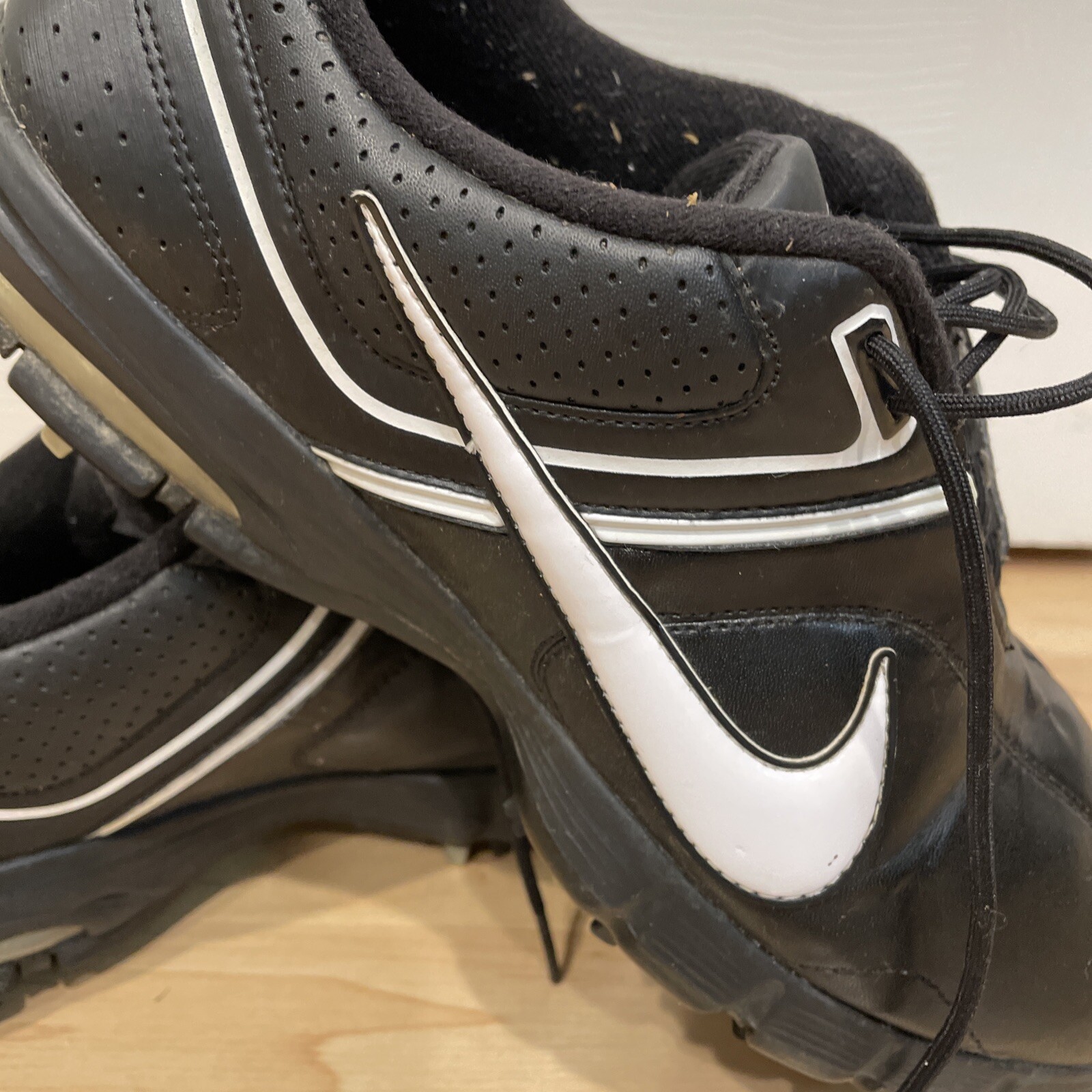 NIKE Mens Golf shoes size 10 Air Rival Plus Black & W… Gem