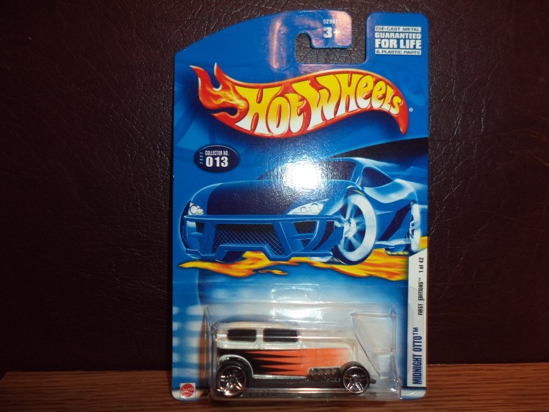 HOT WHEELS MIDNIGHT OTTO 2002 FIRST EDITIONS #1 OF 42 PR5 WHEEL