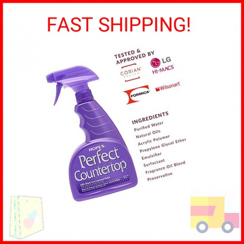 HOPE'S Perfect Countertop Cleaner and Polish 22-Ounce, Streak-Free Multi-Surface - Picture 2 of 2