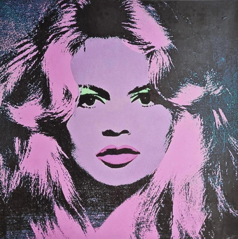 ANDY WARHOL * Brigitte Bardot * 50 x 40 cm * signed lithograph *limited # 90/200 - Bild 2 von 4