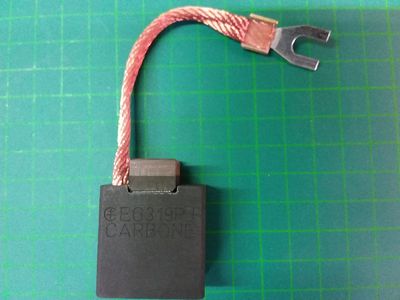 1 x Deutsche Carbone AG Kohlebürste Zwilling EG319PJ; 20 x 32 x 40 mm