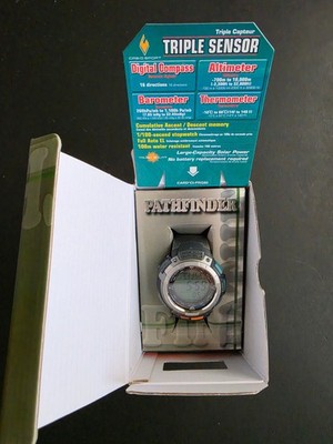Casio PAG-80 Tough Solar, Triple Sensor, 100M Pathfinder Resin Excellent PAG80