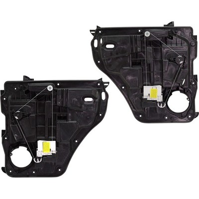 Power Window Regulator Set For 2007-2011 Dodge Nitro Rear with Motor and Panel