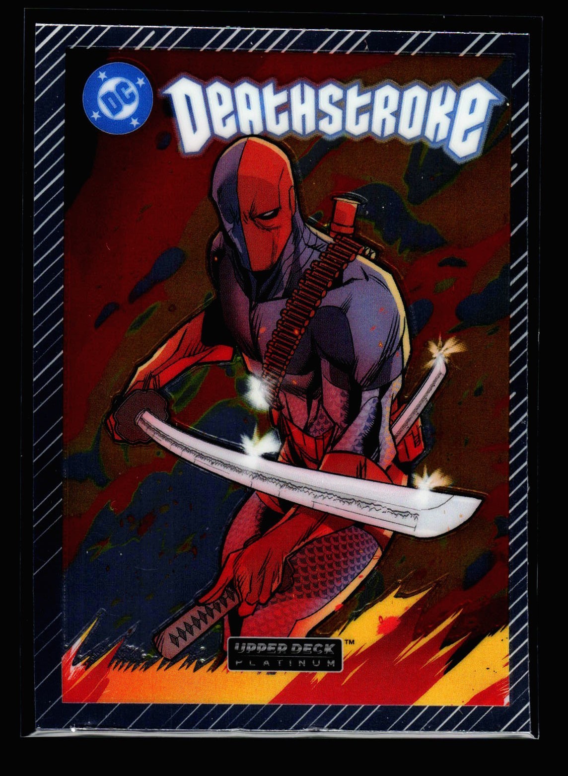 2026 Upper Deck Platinum DC Card #VC53 Variant Cover Deathstroke -