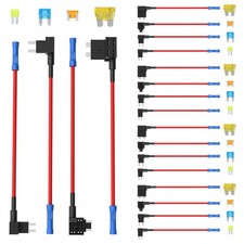 20 Pack 12V Fuse Tap Car AddACircuit Adapter Kit Standard Mini Micro2