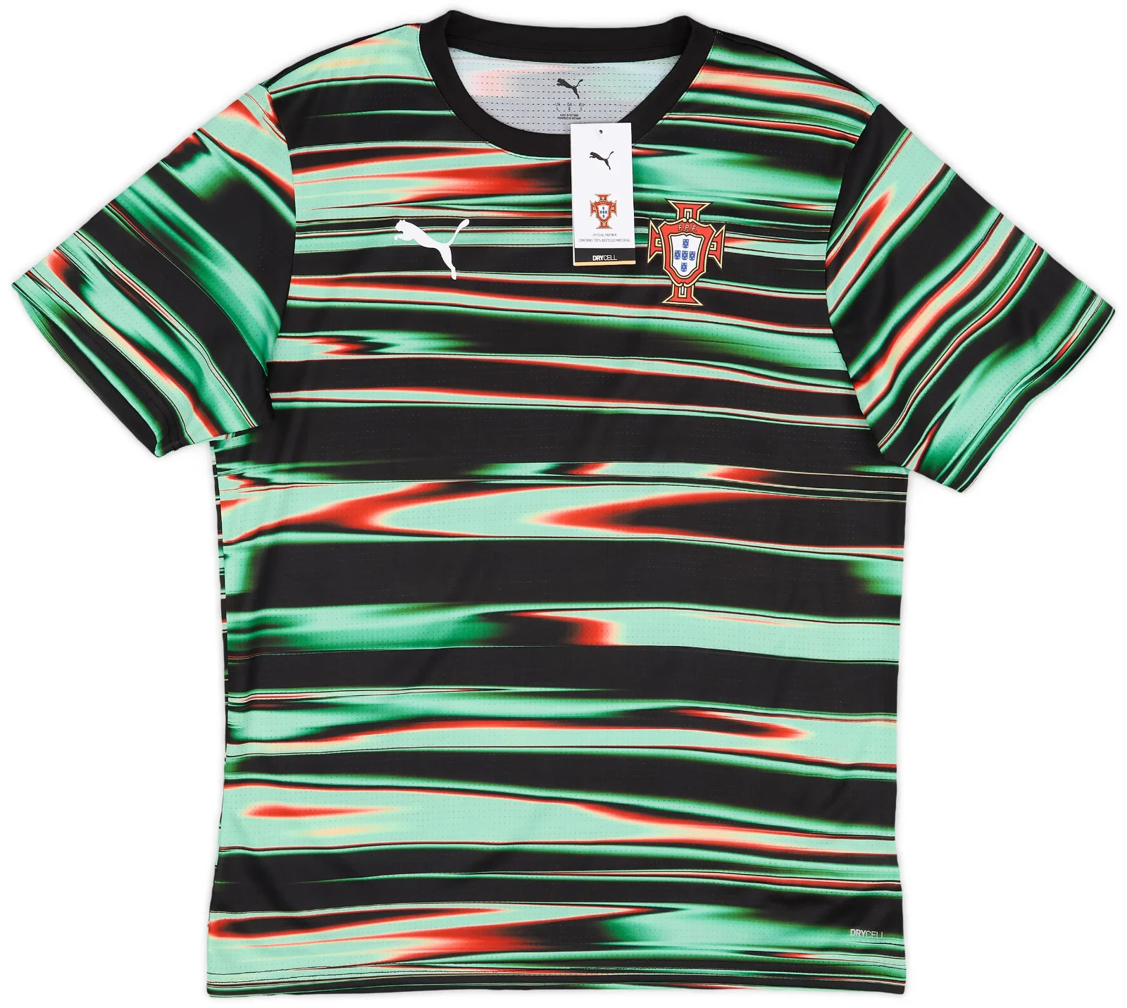 Maglia Portogallo Pre-Match 2025-26 Portugal Warm-up Shirt PUMA Jersey BNWT