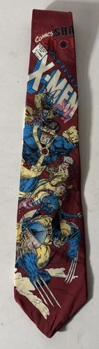 Vtg 90's Marvel Comics X-MEN WOLVERINE Men's Esquire Necktie Silk - Made In USA