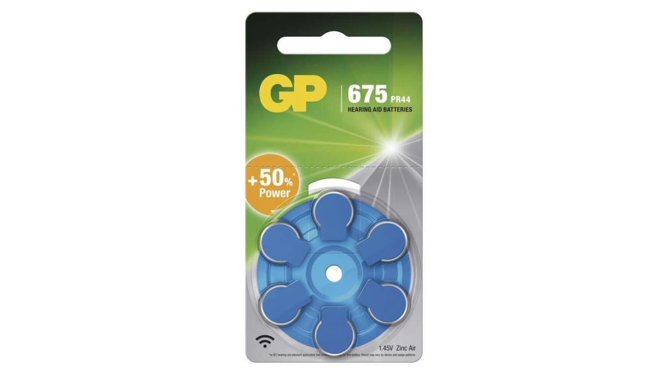 Аккумуляторная батарея GP делает квартиру лучше. ZA675 6BL /6szt./