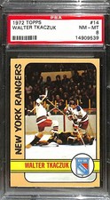 1972 TOPPS #14 WALT TKACZUK PSA 8 NM-MT 14909539 