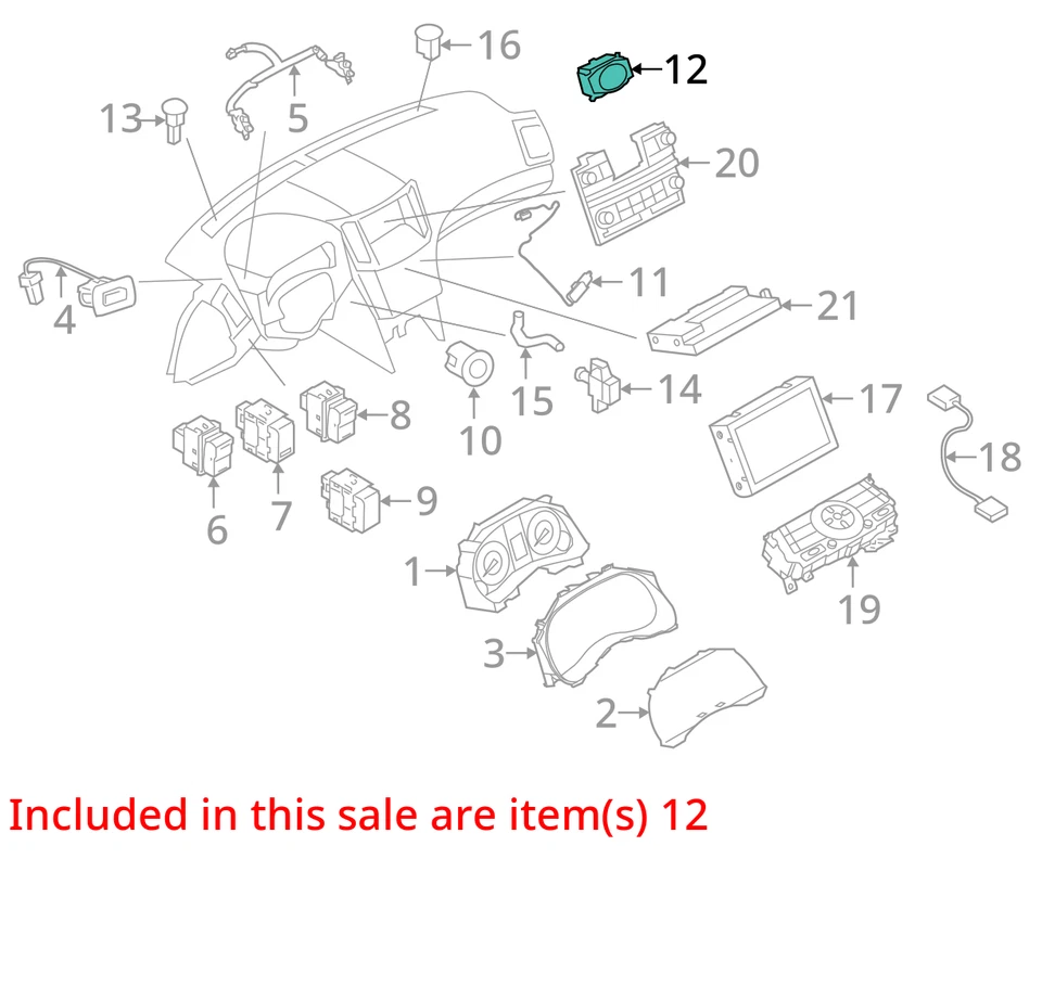 英菲尼迪 Q50 交流加热器气候控制 25810 1ca1b BPZ3B — 第 3/4 张图片