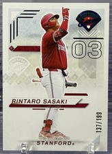 2025 Panini Prospect Edition Rintaro Sasaki #104 Ticket Blue 137/199