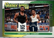 2020-21 Hoops #10 Ja Morant / Zion Williamson Jersey Swap Holo
