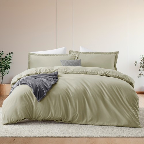 7-Piece Bedding Set with Duvet Cover & Fitted Sheet – Soft & Breathable - Picture 54 of 77