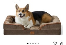 Bedsure Orthopedic Dog Beds Large Sized Dog with Removable Washable Cover 35  