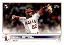 2022 Topps Series 2 - Oliver Ortega Los Angeles Angels #554 (RC)