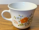 Corelle by Corning 'Wildflower Spring Bouquet' Coffee Mug, Vintage 1970s