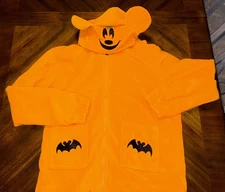 Cakeworthy Disney Mickey Mouse Pumpkin Halloween Hoodie Zip Sweatshirt Sherpa L
