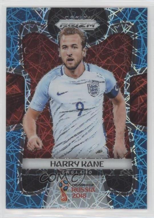 2018 Panini Prizm World Cup Light Blue Lazer Prizm 25/125 Harry Kane #62 0i9s