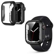 Apple Watch Case For Series 4/5/6/7/8 Screen Protector Tempered Protective Cover