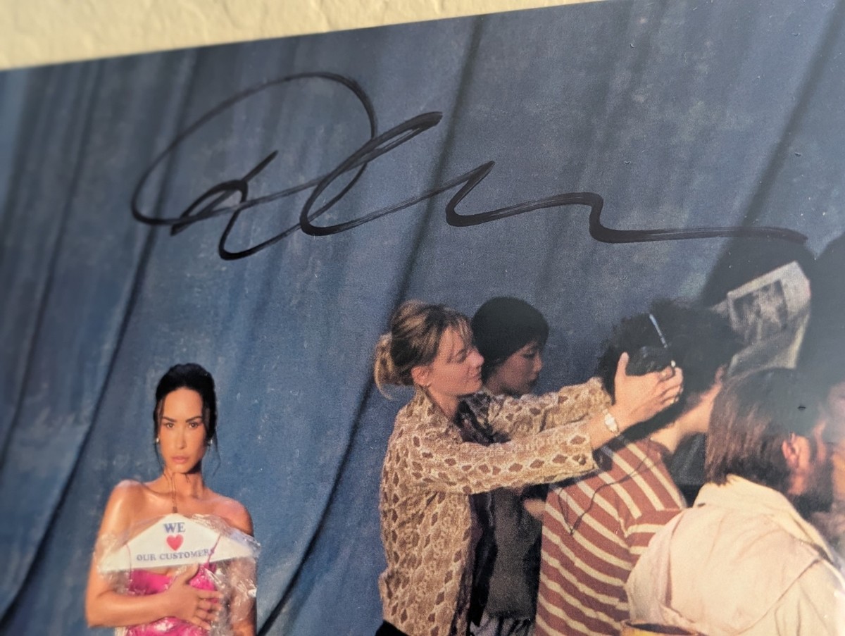 Demi Lovato It's Not That Deep Vinyl Signed On Cover Indie