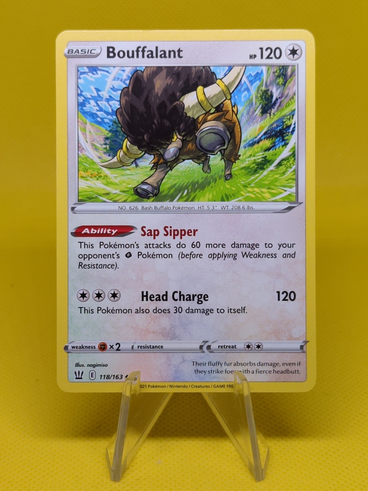 Pokemon - Bouffalant - 118/163 - Uncommon