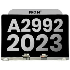 Genuine MacBook Pro 14" A2992/Late 2023/Space Black OEM LCD Screen Assembly