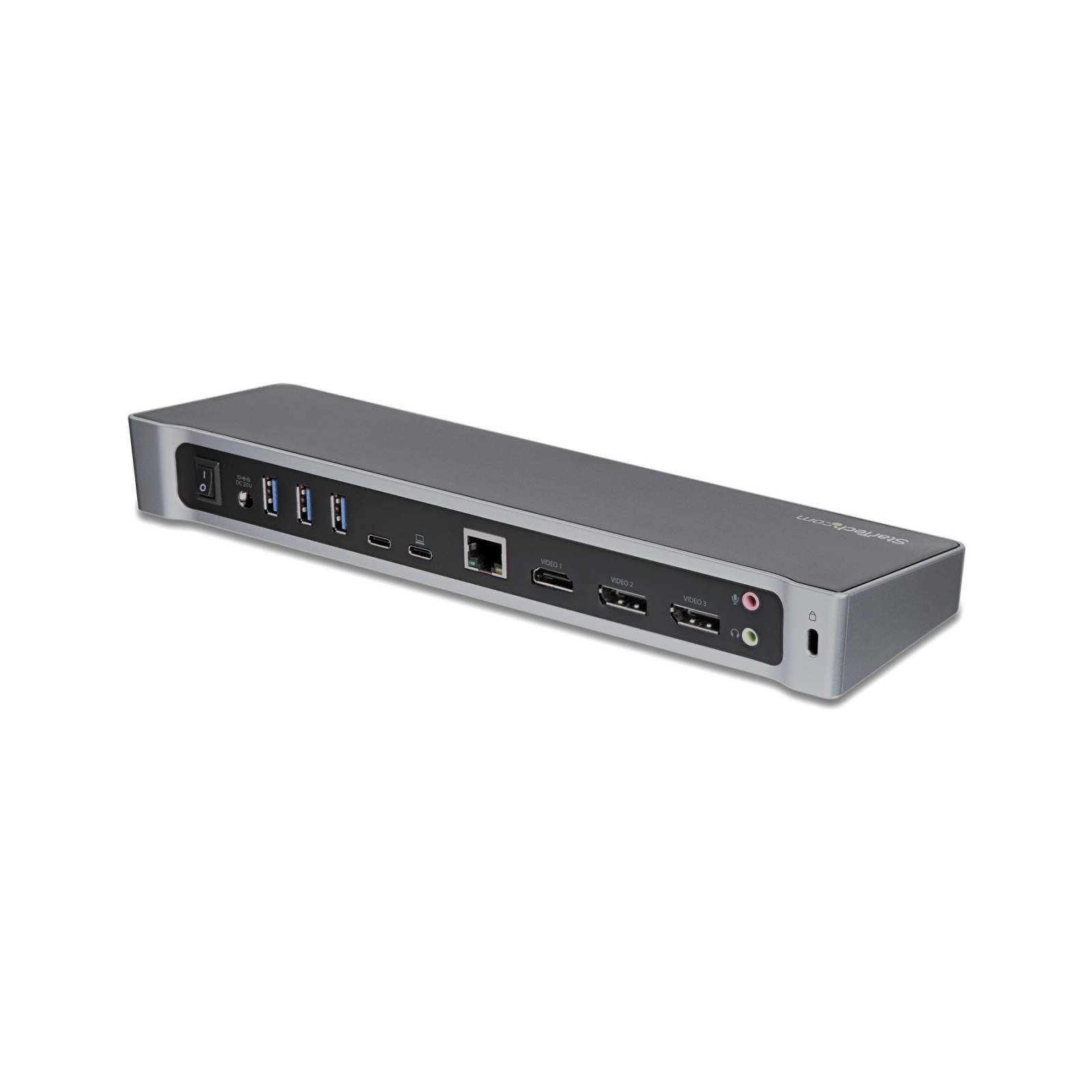 StarTech 4K USB-C Triple Monitor Docking Station (DK30CH2DEPUE)