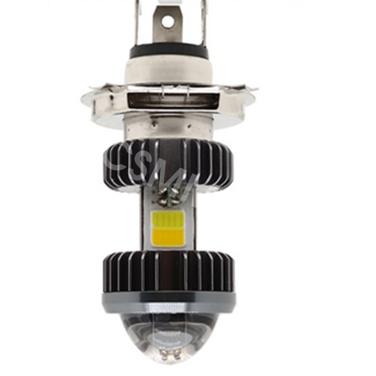 High/Low Beam Motorcycle Headlight H4 LED Bulb Fog Lamp Super Bright COB Chip