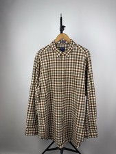 GANT Regular Fit Plaid Shirt 3XL Brown Beige Checkered Men s 3XL Size