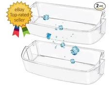 2 Pack UPGRADED W10710203 Refrigerator Door Bin Shelf Replacement Parts for Whir