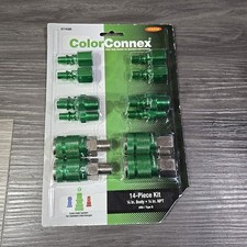 Legacy Color Connex 14pc Kit: 1/4in Body 1/4in NPT ~ARO/Type B~ #A71458B