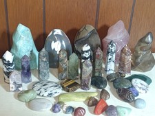 Nice 10Lb Lot Of Crystals Quartz Display Healing