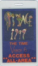 PRINCE 1982 "1999" TOUR LAMINATED BACKSTAGE PASS AAA