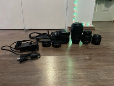 Nikon D5300 DSLR Camera + 3 Lenses and extras