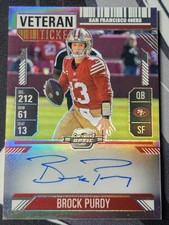 2025 Contenders Optic Brock Purdy Veteran Ticket Autographs /50 49ers