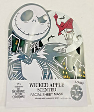 Disney Tim Burton Nightmare Before Christmas Jack Skellington Facial Sheet Mask