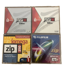 Iomega Zip Disk 100MB 1  250MB 2  Fujifilm Zip Disk 100MB 1 