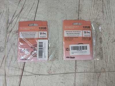2 Sim Cards Europe UK Prepaid SIM 12GB+3000 Min/Text 30 Days EU Rom 71 Countries