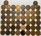 Full Roll of 50 Indian Head Cents All 1900s 1900-1909 Cull IHC Pennies - Lot #11
