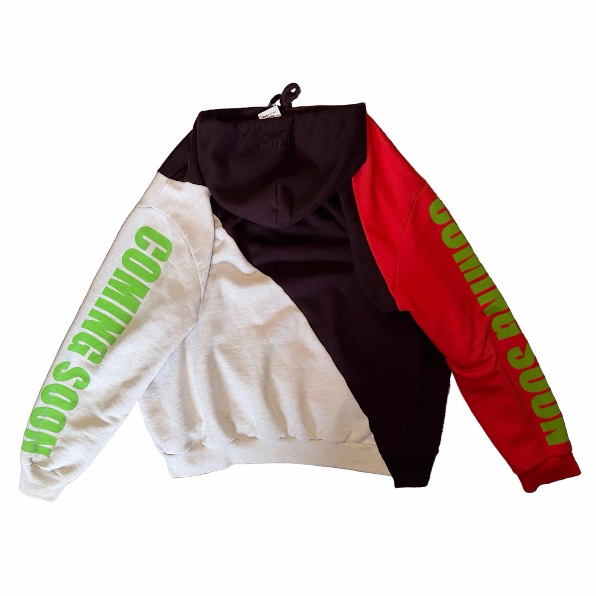 VETEMENTS SS18 ZURICH CUTUP HOODIE | eBay
