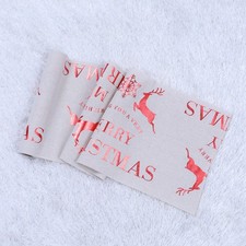 Nappe de motif de wapiti de flocon de neige sur le thème de noël chemin de