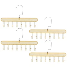 4PCS Tank Top Hanger: Stainless Steel Bra Hanger - Space Saving Storage Hook