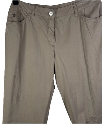 Basler Black Label Upscale Casual 5 Pocket Pants Womens 42 Tailored Cotton
