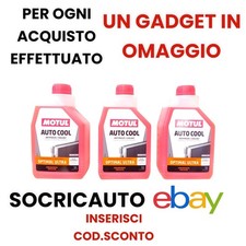 3 Litri Antigelo Liquido Refrigerante -37° Auto Cool MOTUL OPTIMAL ROSSO