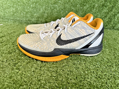 NIKE ZOOM KOBE VI  WHITE DEL SOL  (2010)   7.5M   FAIR CONDITION   OG INSOLES