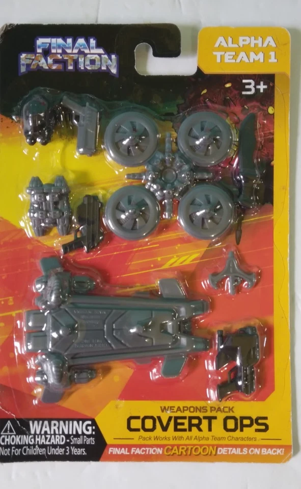 Lote de 4 figuras de acción Final Faction 3 Alpha Team 1 y 1 Kharn Shock Arms Air-A4 Foto 3 de 4