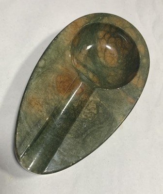 Alfred Dunhill MCM Green Marble Cigar Ashtray 6.75 X 3.75  Attractive & Elegant