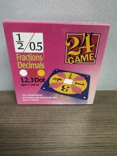 24 Game: 48 Fractions/Decimals Math Card Game- 192 Combinations NEW, Sealed