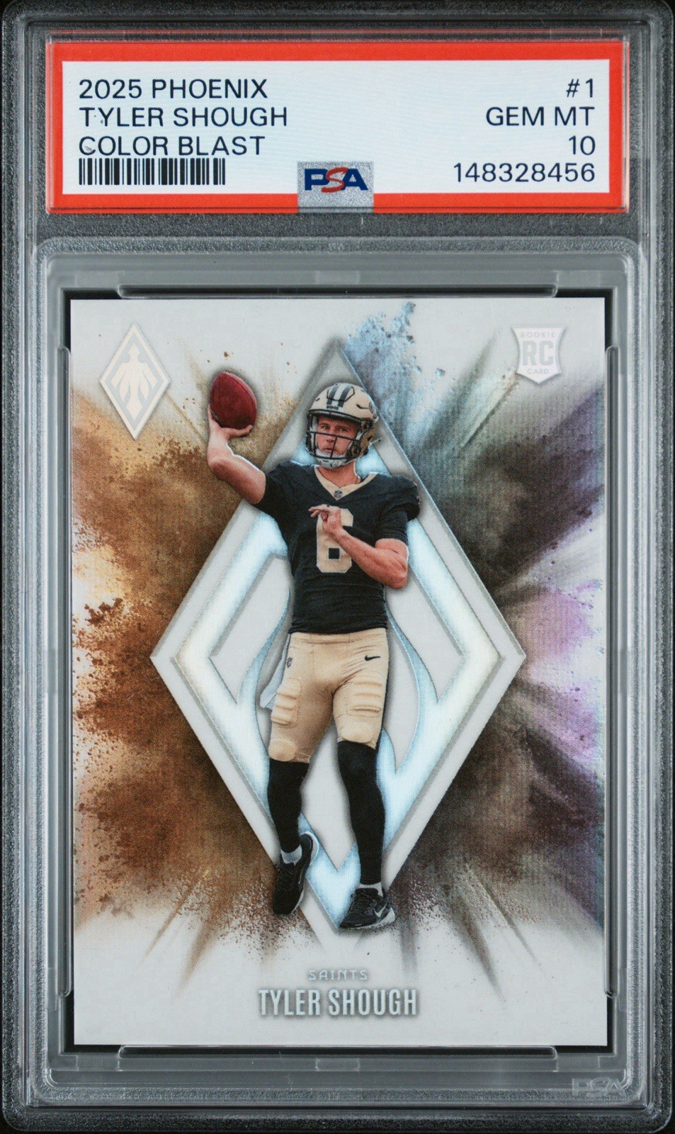 Tyler Shough Panini Phoenix Color Blast #1 Base